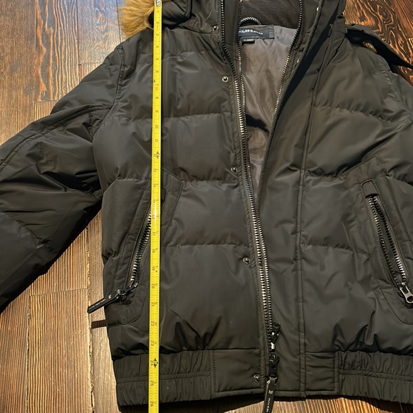 NWOT black Marc New York Andrew Marc warm down jacket with removable fur hood - Picture 10 of 16